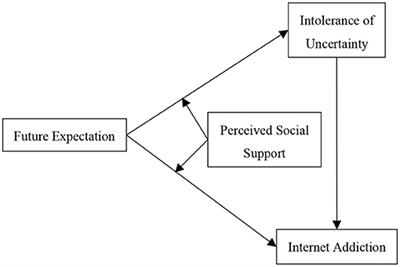 Future Expectations and Internet Addiction Among Adolescents: The Roles of Intolerance of Uncertainty and Perceived Social Support